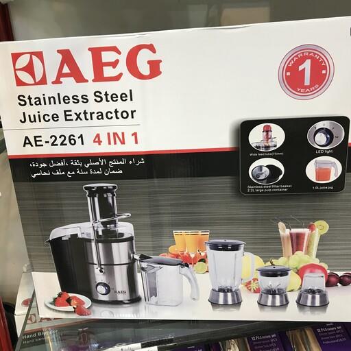 آبمیوه گیر 4 کاره AEG  مدل AE2261  توان 1200 وات